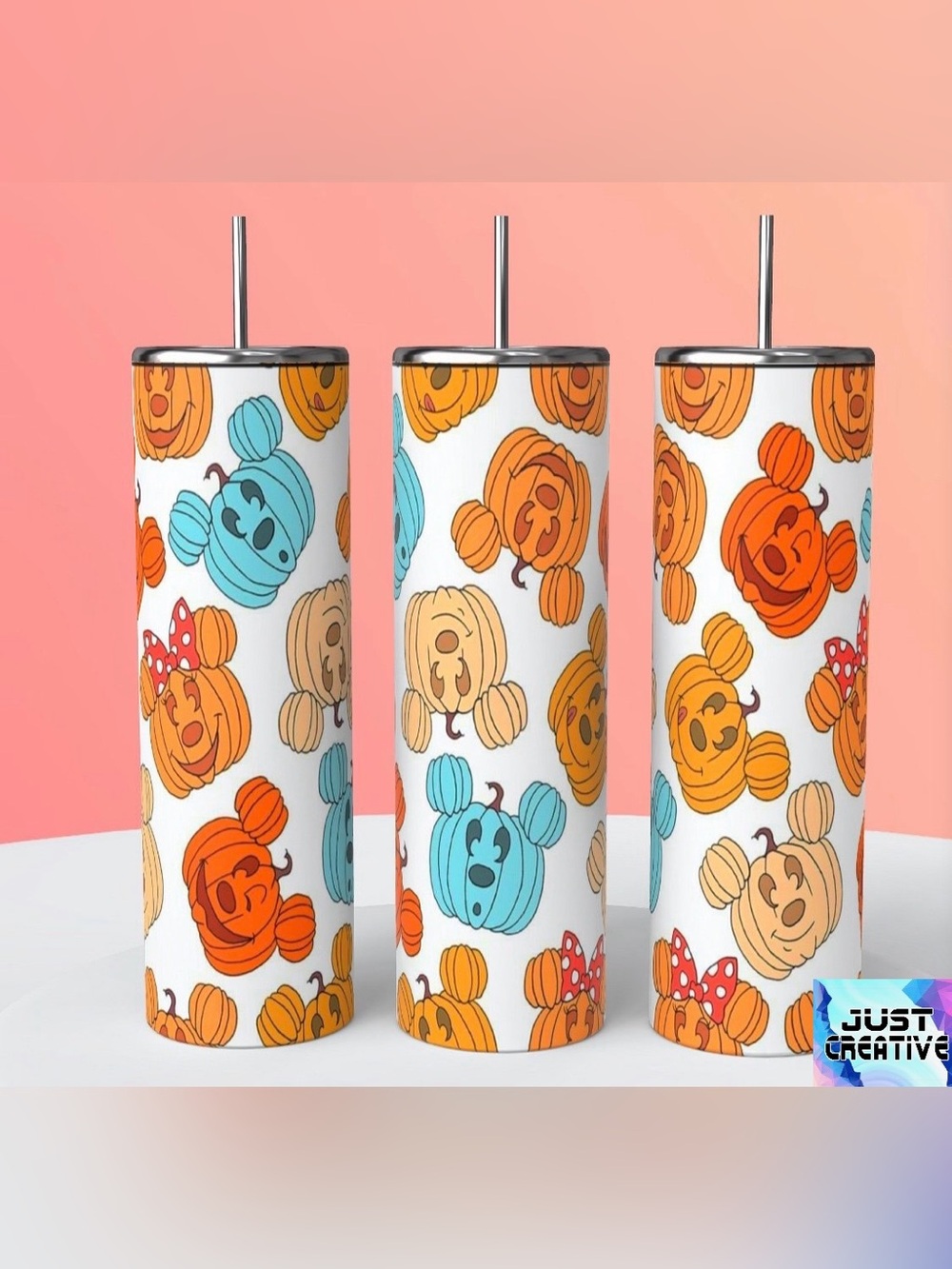 Halloween Pumpkin Mickey Tumbler